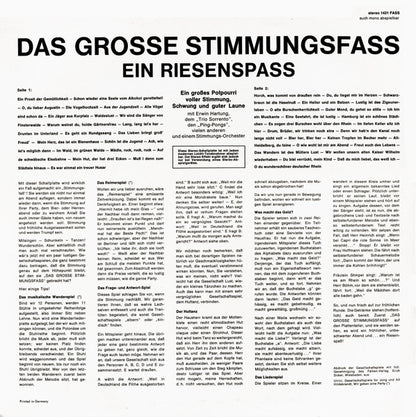 Various - Das Grosse Stimmungsfass (Ein Riesenspass) (LP) 50316 Vinyl LP VINYLSINGLES.NL