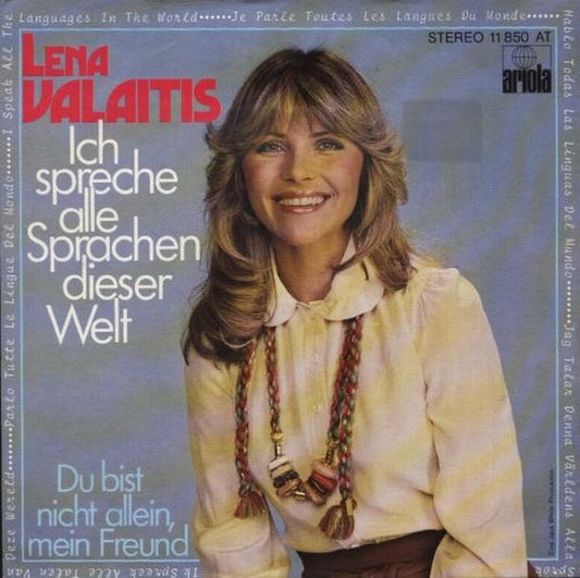 Lena Valaitis - Ich Spreche Alle Sprachen Dieser Welt Vinyl Singles Vinyl Very Good (VG) <br> Hoes Good Plus (G+)