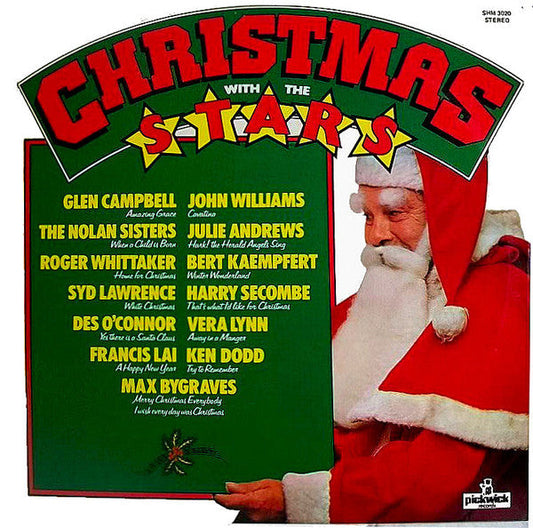 Various - Christmas With The Stars (LP) Vinyl LP Vinyl Very Good (VG) <br> Hoes Good Plus (G+)