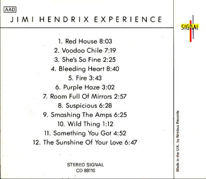 Jimi Hendrix Experience - Jimi Hendrix Experience (CD) Compact Disc Goede Staat