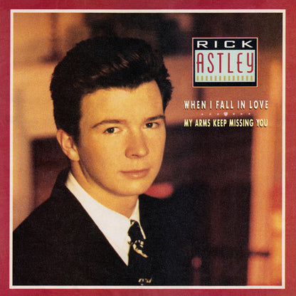 Rick Astley - When I Fall In Love Vinyl Singles Vinyl Zeer Goed / Hoesje Goed "VINYLSINGLES.NL"