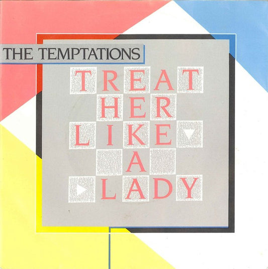 Temptations - Treat Her Like A Lady Vinyl Singles Vinyl Very Good (VG) <br> Hoes Good Plus (G+)