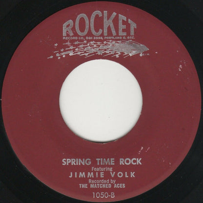 Matched Aces - There'll Be A Rockin' Party Tonight Vinyl Singles Vinyl Very Good (VG) <br> Hoes Good Plus (G+)