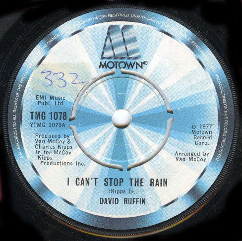 David Ruffin - I Can't Stop The Rain Vinyl Singles Vinyl Redelijk / Hoes Generic