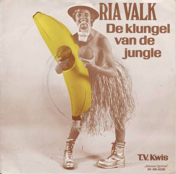 Ria Valk - De Klungel Van De Jungle 26147 Vinyl Singles Goede Staat