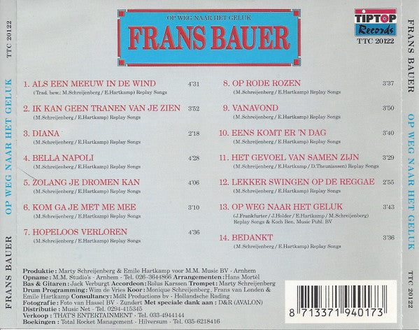 Frans Bauer - Op Weg Naar Het Geluk (CD) Compact Disc Goede Staat
