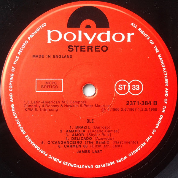 James Last - Olé (LP) 43421