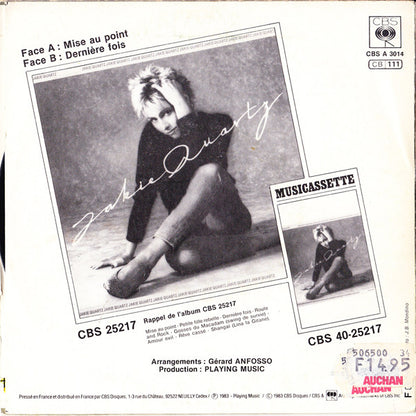 Jakie Quartz - Mise Au Point Vinyl Singles Vinyl Very Good (VG) <br> Hoes Good Plus (G+)