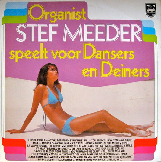 Stef Meeder - Organist Stef Meeder Speelt Voor Dansers En Deiners (LP) 50728 Vinyl LP Goede Staat