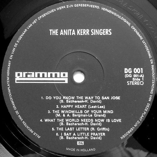 Anita Kerr Singers - The Anita Kerr Singers (LP) Vinyl LP Vinyl Zeer Goed / Hoesje Goed "VINYLSINGLES.NL"