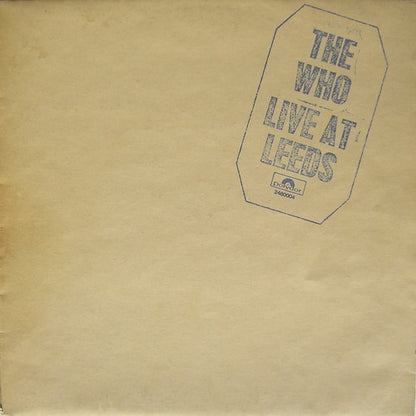Who - Live At Leeds (LP) Vinyl LP Vinyl Very Good (VG) <br> Hoes Good Plus (G+)