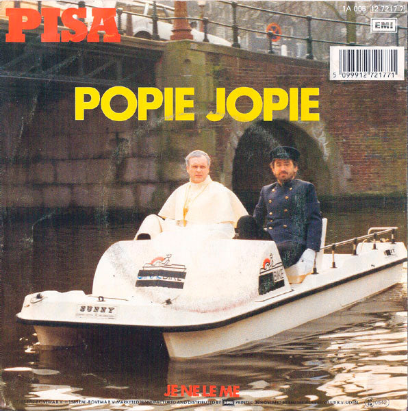 Pisa - Popie Jopie Vinyl Singles Vinyl Very Good (VG) <br> Hoes Good Plus (G+)
