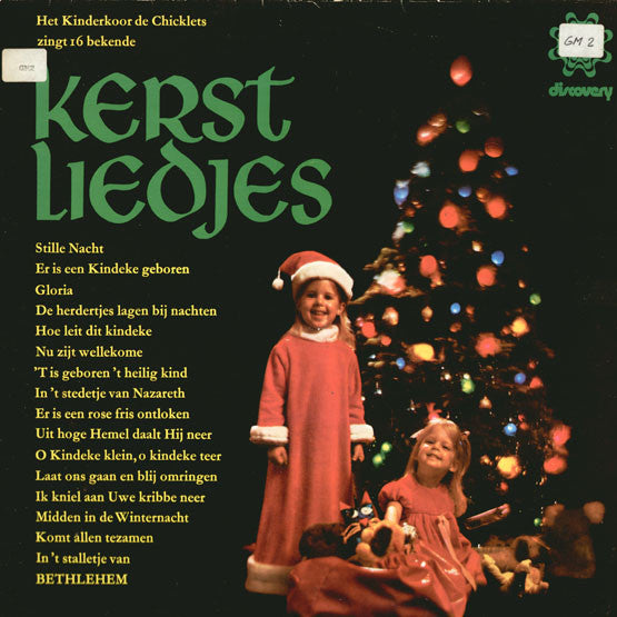 Kinderkoor De Chicklets - 16 Bekende Kerstliedjes (LP) Vinyl LP Vinyl Very Good (VG) <br> Hoes Good Plus (G+)