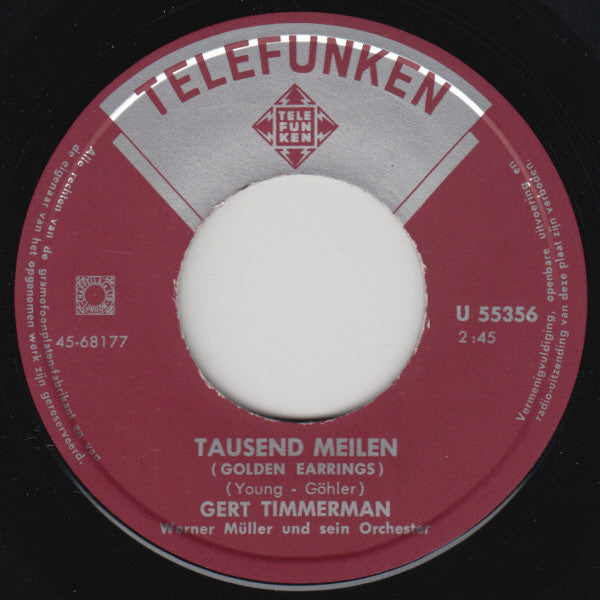 Gert Timmerman - Blume Von Tahiti 05732 24462 05740 Vinyl Singles Hoes: Generic