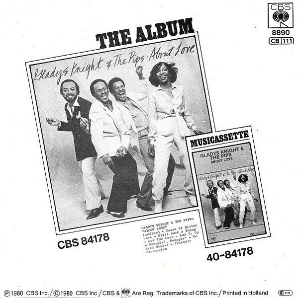 Gladys Knight & The Pips - Taste Of Bitter Love Vinyl Singles Media VG+ / Sleeve G+