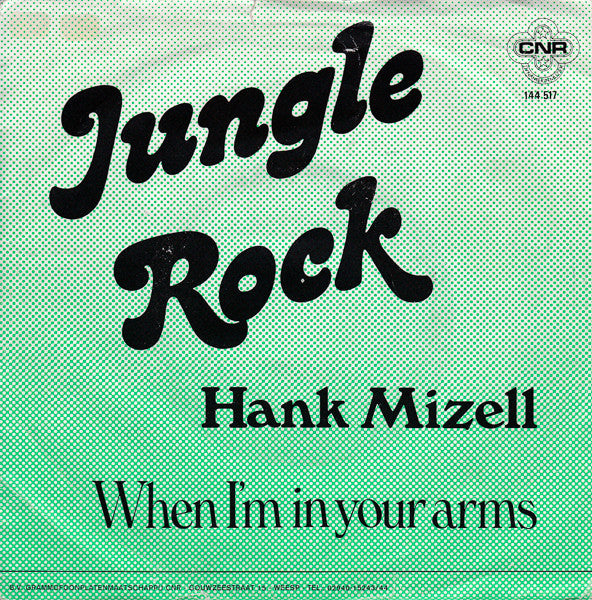 Hank Mizell - Jungle Rock Vinyl Singles Vinyl Very Good (VG) <br> Hoes Good Plus (G+)