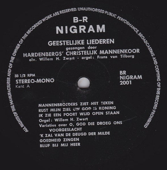 Hardenberg's Chr. Mannenkoor - Als Ik Hem Maar Kenne (LP)