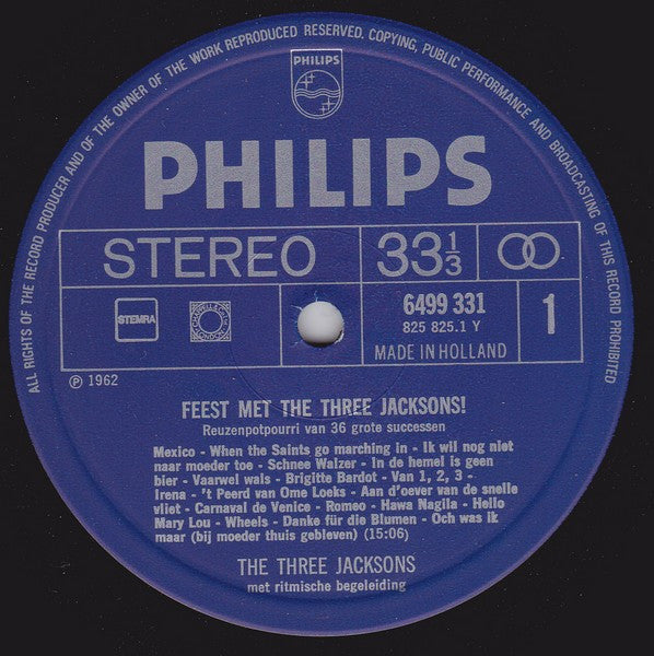 3 Jacksons - Feest Met The Three Jacksons (LP) 44953