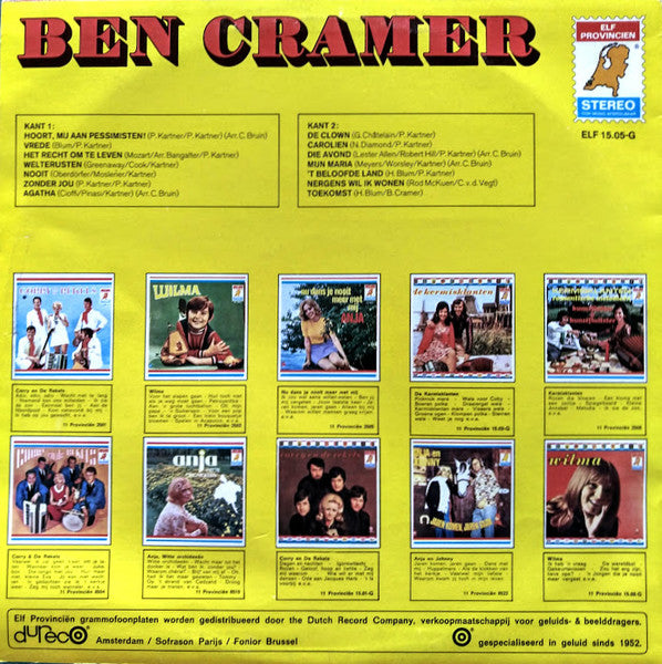 Ben Cramer - Ben Cramer (LP) 50032 Vinyl LP VINYLSINGLES.NL
