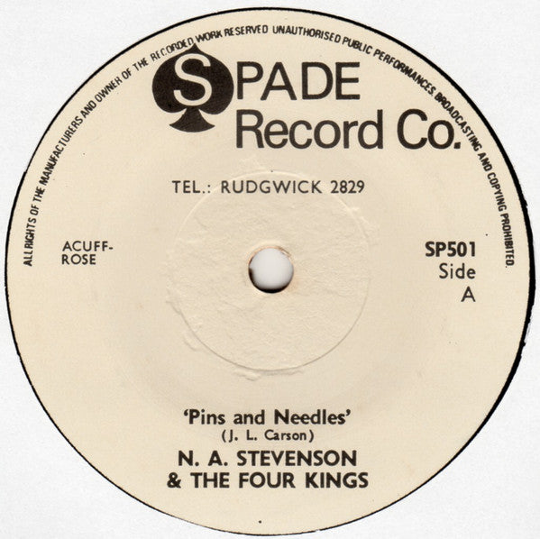 N.A. Stephenson & The Four Kings - Boogie Woogie Country Girl Vinyl Singles Vinyl Goed / Hoes Generic