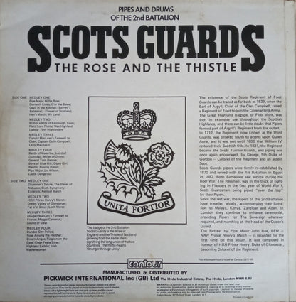 Pipes And Drums Of The Scots Guards - The Rose And The Thistle (LP) 50842 Vinyl LP Goede Staat