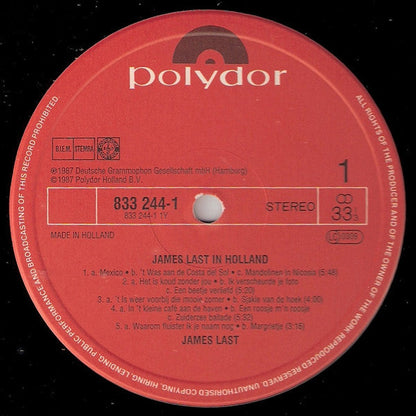 James Last - In Holland (LP) 40341 Vinyl LP Goede Staat