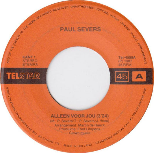 Paul Severs - Alleen Voor Jou