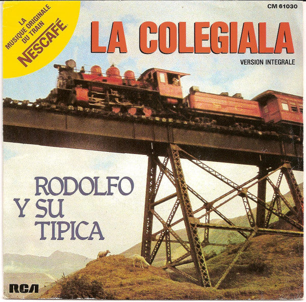 Rodolfo Y Su Típica RA * - La Colegiala Vinyl Singles Vinyl Very Good (VG) <br> Hoes Good Plus (G+)