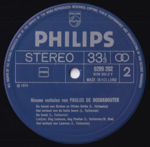 Paulus De Boskabouter - Nieuwe Verhalen Van Paulus De Boskabouter (LP)