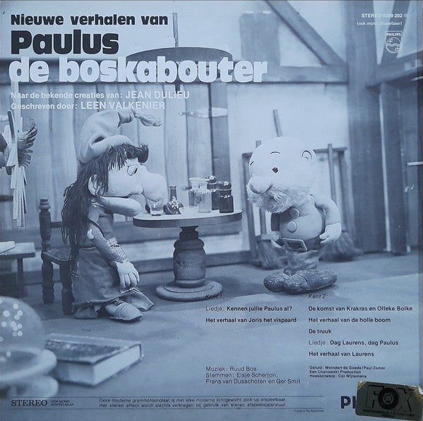 Paulus Boskabouter - Nieuwe Verhalen Van Paulus De Boskabouter (LP) (B) 50402 50402 Vinyl LP Gebruikssporen!