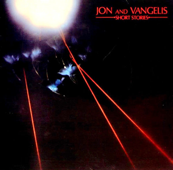 Jon & Vangelis - Short Stories (LP) Vinyl LP Vinyl Very Good (VG) <br> Hoes Good Plus (G+)