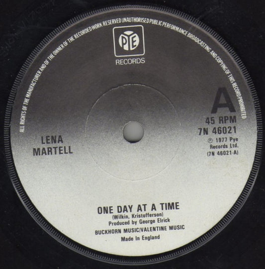 Lena Martell - One Day At A Time 36905 Vinyl Singles Goede Staat