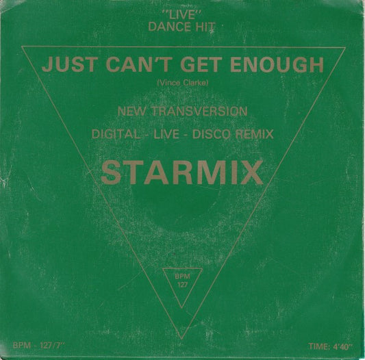 Starmix - Just Can't Get Enough (B-Keus) Vinyl Singles Vinyl Goed / Hoes Redelijk