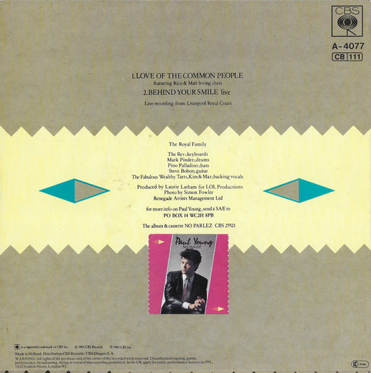Paul Young - Love Of The Common People 40289