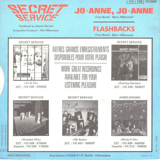 Secret Service - Jo-Anne, Jo-Anne