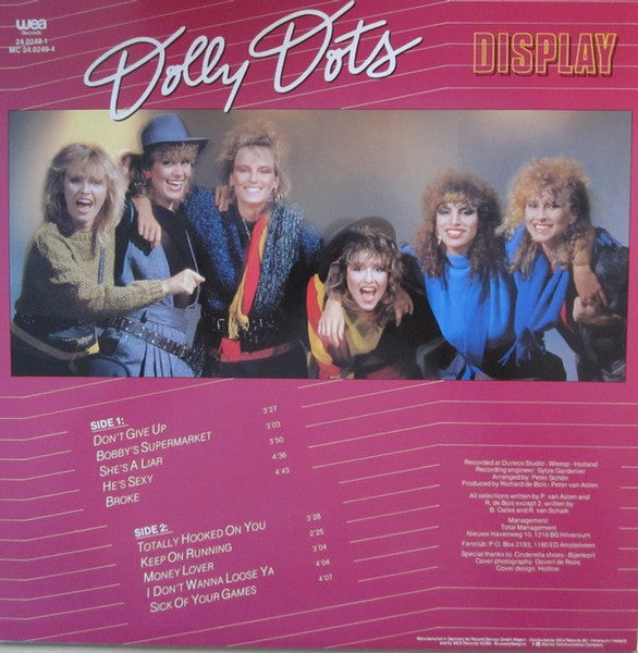Dolly Dots - Display (LP) Vinyl LP Vinyl Very Good (VG) <br> Hoes Good Plus (G+)