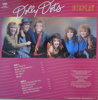 Dolly Dots - Display (LP) Vinyl LP Vinyl Very Good (VG) <br> Hoes Good Plus (G+)