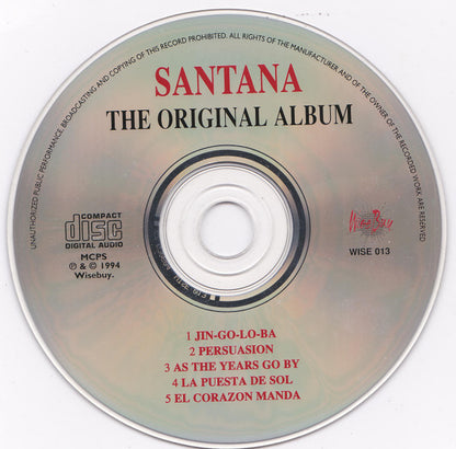 Santana - The Original Album (CD) Compact Disc Goede Staat