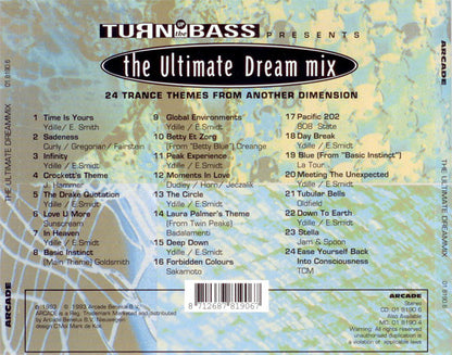 Various - Turn Up The Bass Presents: The Ultimate Dream Mix (CD) Compact Disc Goede Staat