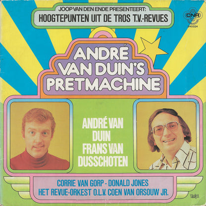 André van Duin, Frans van Dusschoten - Andre Van Duin's Pretmachine (LP) Vinyl LP Vinyl Very Good (VG) <br> Hoes Good Plus (G+)