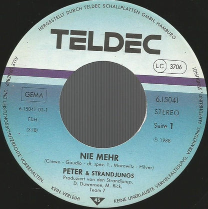 Peter Grossmann - Nie Mehr