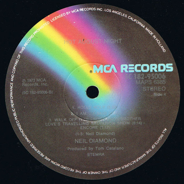 Neil Diamond - Hot August Night (LP)