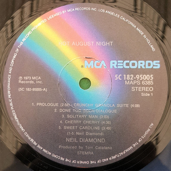 Neil Diamond - Hot August Night (LP)