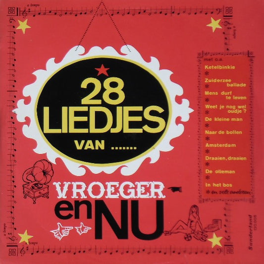 Various - 28 Liedjes Van ....... Vroeger En Nu (LP) 50033 Vinyl LP Goede Staat