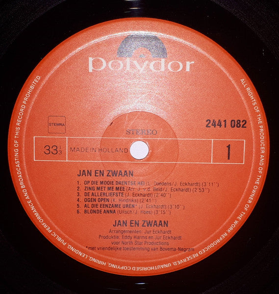 Jan & Zwaan - Jan & Zwaan (LP) 48108