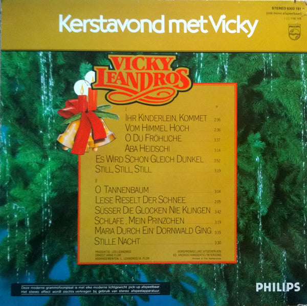 Vicky Leandros - Kerstavond Met Vicky (LP) Vinyl LP Vinyl Very Good (VG) <br> Hoes Good Plus (G+)