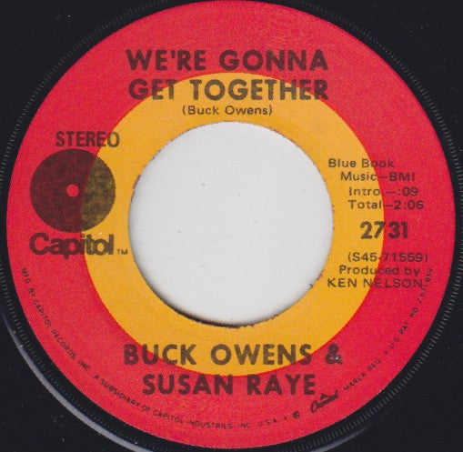 Buck Owens & Susan Raye - We're Gonna Get Together 37438 Vinyl Singles Goede Staat