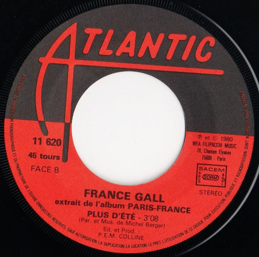 France Gall - Bébé, Comme La Vie Vinyl Singles Media VG+ / Sleeve Generic