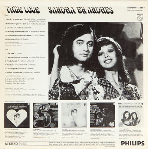 Sandra & Andres - True Love (LP) 50690 Vinyl LP Hoes: Slecht