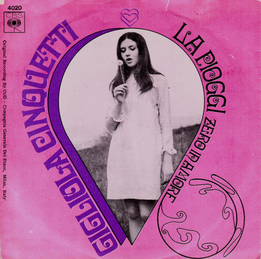 Gigliola Cinquetti - La Pioggia 36163 Vinyl Singles Goede Staat